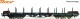Roco 6600189, EAN 9005033073343: H0 DC Rungenwagen, DB