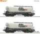 Roco 6600191, EAN 9005033073381: H0 DC 2-tlg. Set: Silowagen, Jura Cement/Wascosa