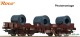 Roco 6600198, EAN 9005033073671: H0 DC Coiltransportwagen RENFE