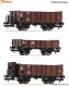Roco 6600250, EAN 9005033386306: H0 DC 3-tlg. Set: Offene Güterwagen ÖBB