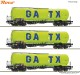 Roco 6600277, EAN 9005033387839: H0 DC 3-tlg. Set: Kesselwagen GATX