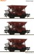 Roco 6600283, EAN 9005033388591: H0 DC 3-tlg. Set: Talbot-Schotterwagen ÖBB