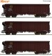 Roco 6600285, EAN 9005033388515: H0 DC 3-tlg. Set: Rolldachwagen SNCF
