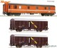 Roco 6600294, EAN 9005033388102: H0 DC 3-tlg. Set: Postwagen Postschnellzug ÖBB