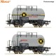Roco 6600302, EAN 9005033388836: H0 DC 2-tlg. Set: Kesselwagen SJ