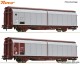Roco 6600308, EAN 9005033389093: H0 DC 2-tlg. Set: Schiebewandwagen FS