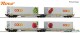 Roco 6600322, EAN 9005033391393: H0 DC 2-tlg. Set 1: Doppeltaschen-Gelenkwagen T2000 railCare