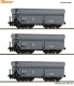 Roco 6600324, EAN 9005033391416: H0 DC 3-tlg. Set: Selbstentladewagen PKP