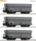 Roco 6600325, EAN 9005033391423: H0 DC 3-tlg. Set: Selbstentladewagen CSD