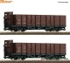 Roco 6640004, EAN 9005033070762: H0 DC 2-tlg. Set: Offene Güterwagen, ÖBB