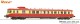 Roco 73008, EAN 9005033730086: H0 DC analog Dieseltriebwagen X2800 rt/be