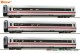 Roco 74031, EAN 9005033740313: H0 DC 3-tlg. Set 4: Zwischenwagen ICE 1 DB AG