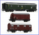 Roco 74091, EAN 9005033740917: H0 Set Postzug 3-teilig der DB, Epoche III