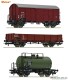 Roco 76018, EAN 9005033760182: H0 3-tlg. Set: Güterzug, CSD