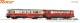 Roco 7710013, EAN 9005033071486: H0 DC Sound Dieseltriebwagen 174 001-8 mit Beiwagen, DR