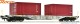 Roco 77345, EAN 9005033773458: H0 DC Container Tragwagen AAE+Container VI