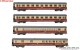 Rivarossi 4346, EAN 5063129018191: H0 DC 4er Set Reisezugwagen TEE Rheingold DB