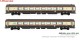 Rivarossi 4353, EAN 5055286700248: H0 DC 2-tlg. Set Gran Confort 1985 Großraumwagen FS