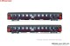 Rivarossi 4357, EAN 5055286700309: H0 DC 2-tlg. Set 2. Klasse Reisezugwagen FS