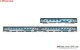 Rivarossi 4407, EAN 5063129040444: H0 DC 3er Set Personenwagen Intercity FS