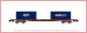 Rivarossi 6502, EAN 5055286682896: H0 DC Flachwagen der ERR