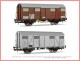 Rivarossi 6508, EAN 5055286685750: H0 DC Set Dienstwagen 2-teilig der FS