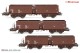 Rivarossi 6521, EAN 5055286685958: H0 DC Set Selbstentladewagen 3-teilig der DR