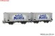 Rivarossi 6564, EAN 5063129009144: H0 DC 2er Set 2-achsige Kühlwagen Gelati Motta FS