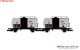 Rivarossi 6565, EAN 5063129026608: H0 DC 2er Set Kesselwagen Total FS
