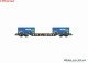 Rivarossi 6615, EAN 5063129018856: H0 DC 4-achsiger Containerwagen Nizzi FS CEMAT