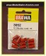 Brawa 3052, EAN 4012278030524: Querlochstecker Ø 2,5 mm, rot