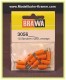 Brawa 3056, EAN 4012278030562: Querlochstecker Ø 2,5 mm, orange