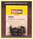 Brawa 3058, EAN 4012278030586: Querlochstecker Ø 2,5 mm, schwarz