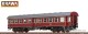 Brawa 46100, EAN 4012278461007: H0 DC Umbauwagen rot 2.Kl. DB