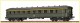 Brawa 46422, EAN 4012278464220: H0 DC Schnellzugwagen A4üe-28/52 DB, Epoche III/IV