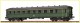 Brawa 46424, EAN 4012278464244: H0 DC Schnellzugwagen A4üe-28/52 DB, Epoche III/IV