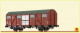 Brawa 47281, EAN 4012278472812: H0 DC Gedeckter Güterwagen Rowenta DB, Epoche IV