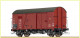 Brawa 47977, EAN 4012278479774: H0 DC Gedeckter Güterwagen Grrhs DR Brit-US-Zone, Epoche III