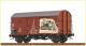 Brawa 47983, EAN 4012278479835: H0 DC Gedeckter Güterwagen Oppeln MAGIRUS der DB