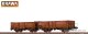 Brawa 48640, EAN 4012278486406: H0 Open Freight Cars E037 SBB, with turnip, weathered, set of 2