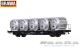 Brawa 49128, EAN 4012278491288: H0 DC Behältertragwagen von Haus zu Haus DB, Epoche III