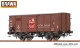 Brawa 49870, EAN 4012278498706: H0 DC Gedeckter Güterwagen G10 Lebkuchen Schmidt DB