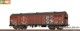 Brawa 50411, EAN 4012278504117: H0 DC Gedeckter Güterwagen Gags-v Fortschritt DR