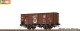 Brawa 50766, EAN 4012278507668: H0 Gedeckter Güterwagen Gw (G) DR, Epoche IV, Rondo Kaffee