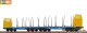 Brawa 50803, EAN 4012278508030: H0 DC Drehgestellflachwagen Sggmrrs InnoFreight VI