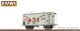 Brawa 50972, EAN 4012278509723: H0 Covered Freight Car K2 „Salmenbräu/Löwenbräu” SBB