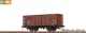 Brawa 51253, EAN 4012278512532: H0 DC Gedeckter Güterwagen Gklm191 DB IV