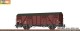 Brawa 51292, EAN 4012278512921: H0 DC Gedeckter Güterwagen Glmehs50 DB III