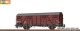Brawa 51293, EAN 4012278512938: H0 DC Gedeckter Güterwagen Glmehs50 DB III