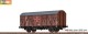 Brawa 51363, EAN 4012278513638: H0 DC Gedeckter Güterwagen Gmms Fortschritt DR